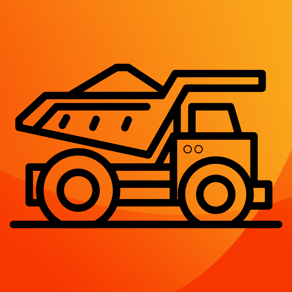 Mining industry icon showing a dump truck, representing SSP’s forged components that deliver strength and durability for heavy mining and excavation equipment.