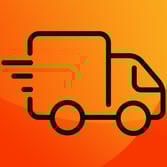 Delivery truck icon illustrating SSP’s immediate fulfillment capability, providing on-demand shipment and reduced lead times through domestic inventory.